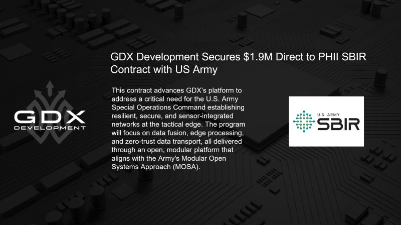 GDX Development PHII SBIR Contract